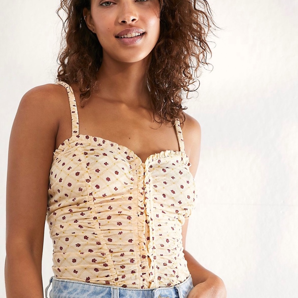 NWT FREE PEOPLE Mischa bodysuit size L